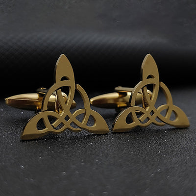 Gemelos de Traje Geométricos Triangulares Hueco para Hombre - Image 7