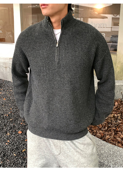 Suéter Cuello Alto con Cierre de Hombre para Otoño Invierno - Image 15
