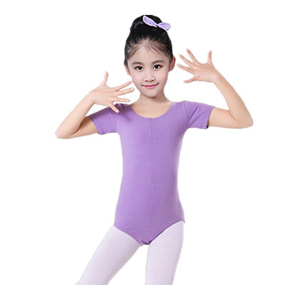 Ropa de Danza Infantil de Manga Corta para Ejercicio - Image 5