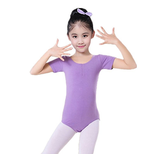 Ropa de Danza Infantil de Manga Corta para Ejercicio - Image 5