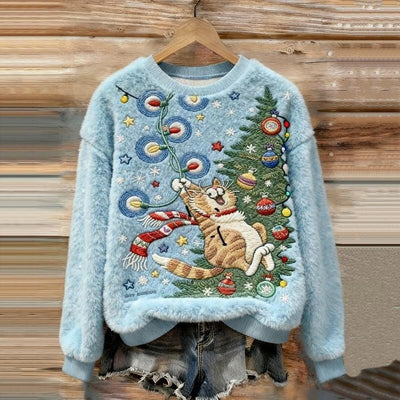 Sudadera Cuello Redondo con Pelaje Sintético para Otoño e Invierno - Image 22