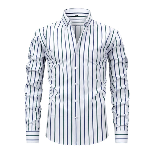 Camisa Ejecutiva de Rayas Premium para Hombre - Image 6