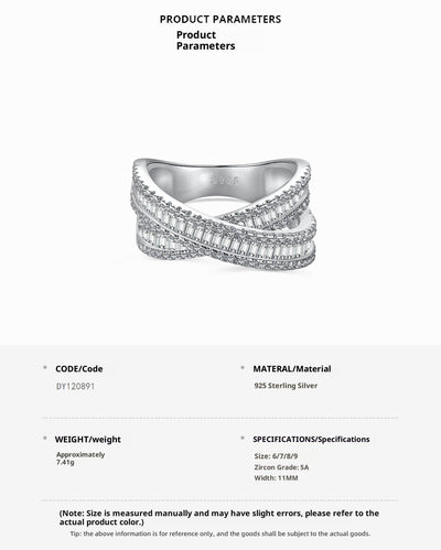 Anillo de Plata Esterlina 925 con Circón para Mujer - Image 6