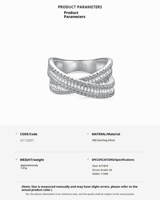 Anillo de Plata Esterlina 925 con Circón para Mujer - Image 6