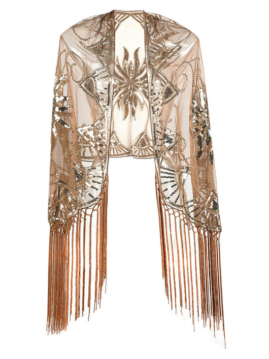 Vestido Mesh Transparente Estilo Gatsby para Fiestas Temáticas - Image 5