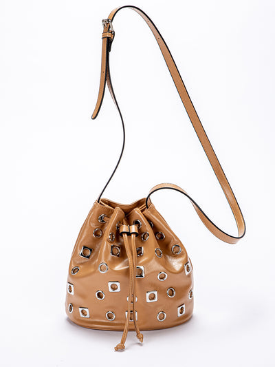 Bolso Bandolera Bucket con Remaches en Ante - Image 7