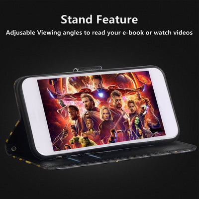 Funda Billetera 3D de Cuero Pintado con Volteo de Tarjetas - Image 13