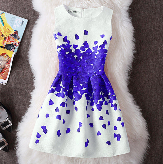 Vestido Slim Estampado sin Mangas - Diseño Moderno y Favorecedor