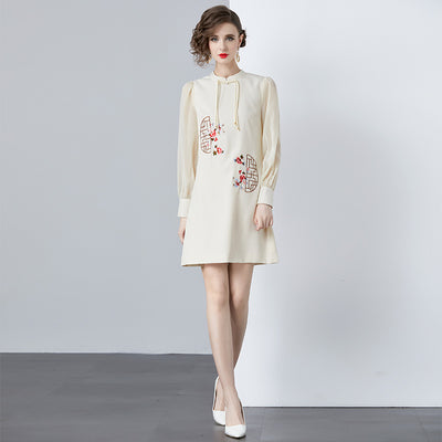 Vestido Corto Estilo Western con Hebilla Decorativa - Image 3