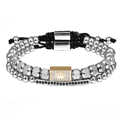 Pulsera Cuadrada Artesanal para Hombre - Diseño Versátil y Personalidad - Image 7