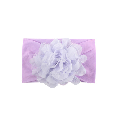 Diadema de Flores en Malla Chifón para Bebé - Image 10