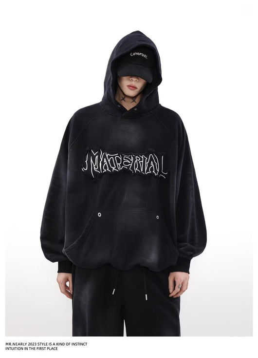 Sudadera Vintage Americana con Diseño Graffiti Desgastado - Image 25