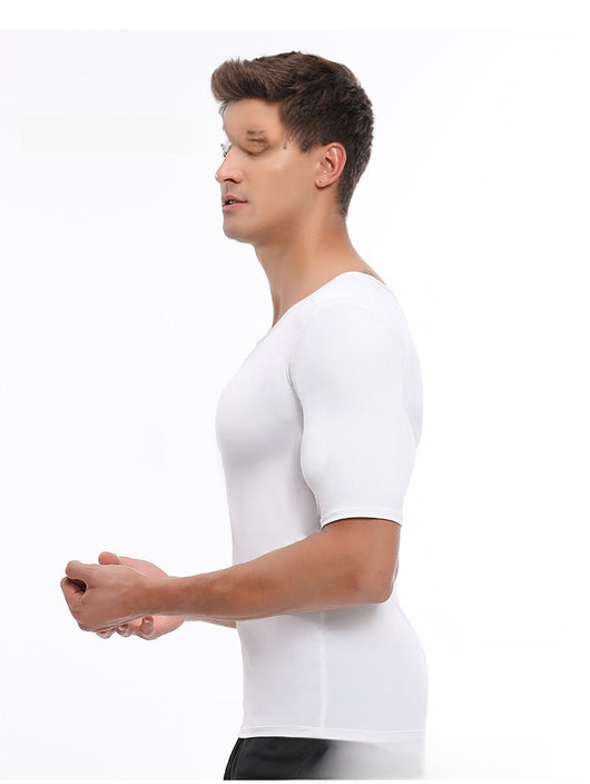 Playera Ajustada con Músculos Pectorales Realistas para Hombre - Image 9