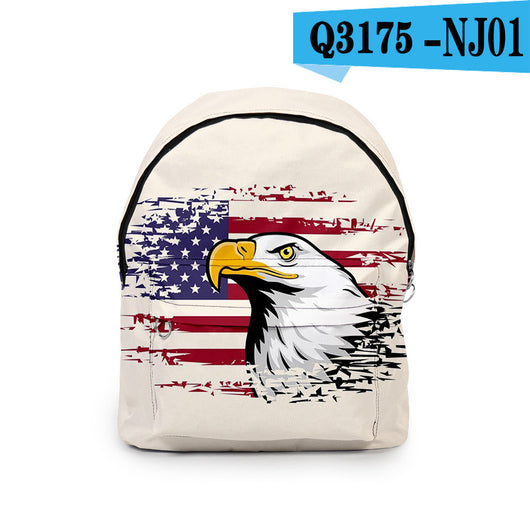 Mochila Oxford con Impresión 3D Digital - Diseño Casual Moderno - Image 4