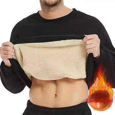 Sudadera Holgada con Cuello Redondo para Hombre en Negro - Image 16