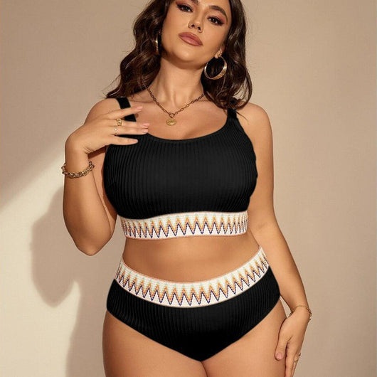Bikini Talle Alto con Abertura Lateral para Tallas Grandes - Image 14