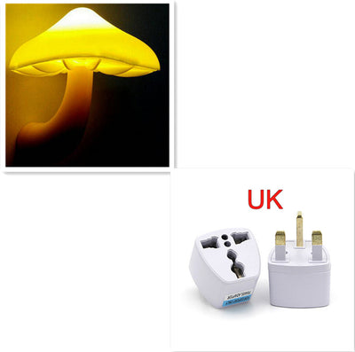 Lámpara Nocturna LED Seta con Sensor de Luz - Enchufable EU/US - Image 11