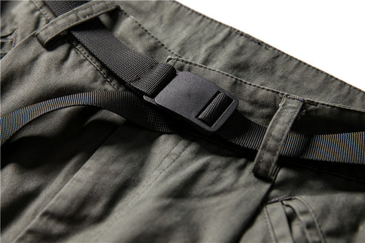 Pantalones Overol Casual Retro Japonés con Bolsillos de Contraste para Hombre - Image 13