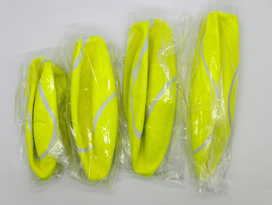 Large 8.5 inch (21.5 cm) yellow tennis ball, ideal for pet play or dog training. - Image 12