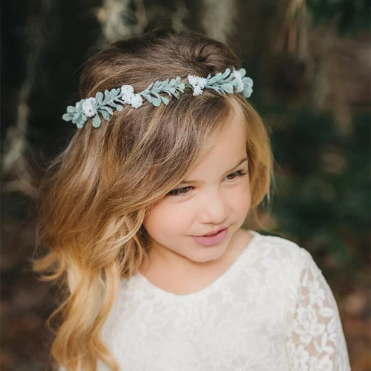 Corona Nupcial de Flores Silvestres para Boda Campestre