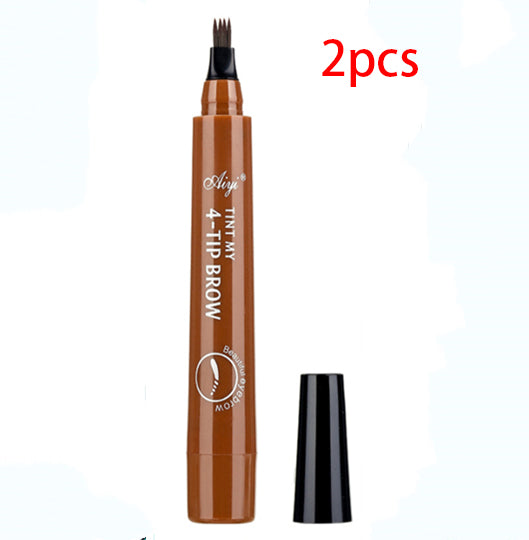 Lápiz de Cejas Multifuncional de 4 Puntas - Precisión Profesional - Image 26