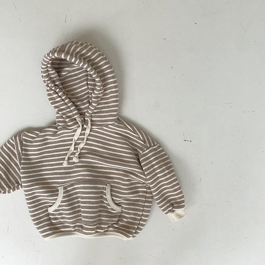 Sudadera Infantil a Rayas Suelta y Cómoda - Image 17