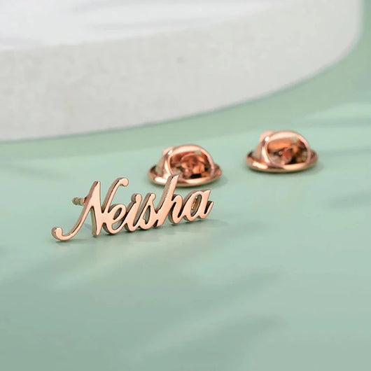 Broche de Acero Inoxidable Personalizado con Letras en Inglés - Image 16
