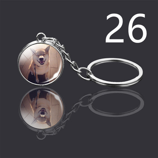 Llavero Colgante de Cristal Doble Cara Luminoso para Mascotas - Image 15