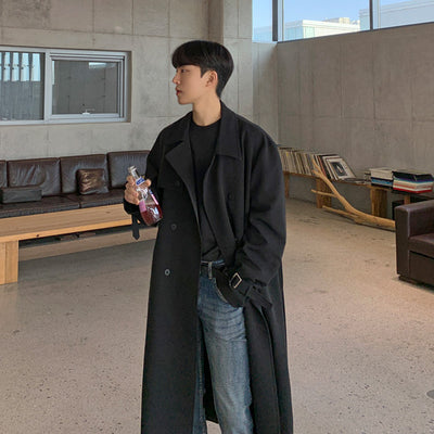 Abrigo Ejecutivo Británico Versión Coreana para Hombre - Image 33