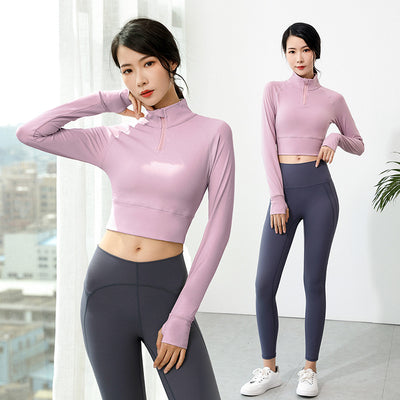 Blusa Ajustada de Manga Larga para Yoga y Running - Image 5