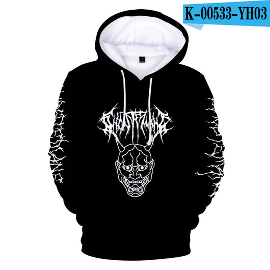 Sudadera con Capucha 3D Estampado Digital Rapero - Modelo Otoño Invierno - Image 12