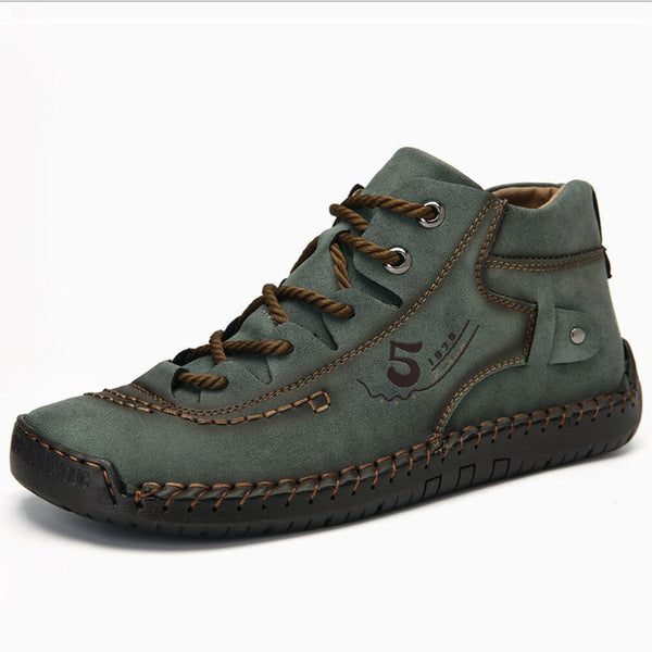 Botas Martin Bajas Cosidas a Mano - Estilo Outdoor Casual para Hombre