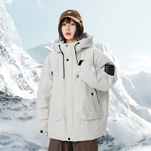 Chaqueta Acolchada Exterior Suelta y Moderna - Image 4