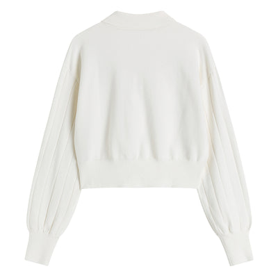 Suéter Tipo Dos Piezas con Cuello Polo para Mujer - Image 2