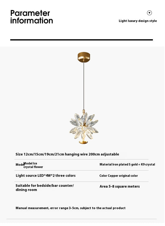 Lámpara de Pared Cristal Elegante para Sala, Balcón y Pasillo - Image 15