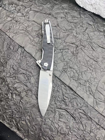 Cuchillo Plegable de Supervivencia con Mango de Fibra de Nylon - Image 8