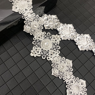 Cinturón Decorativo de Dama con Diseño Calado para Bodas - Image 10