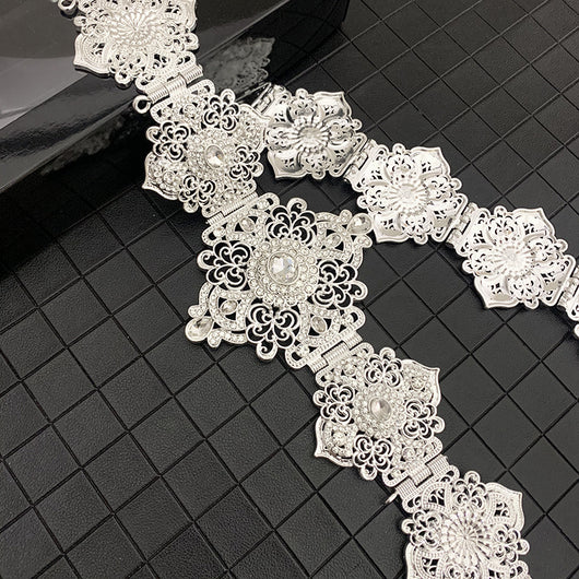 Cinturón Decorativo de Dama con Diseño Calado para Bodas - Image 10