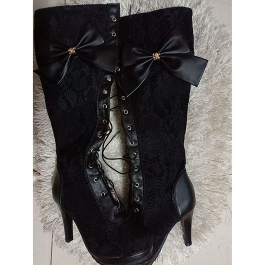 Botas Steampunk Victorianas con Moño - Estilo Gótico Personalizado - Image 11