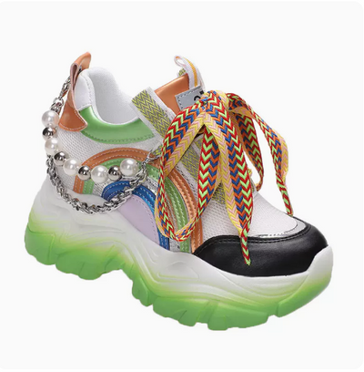 Zapatos Plataforma Daddy para Mujer - Malla Transpirable Otoño - Image 4
