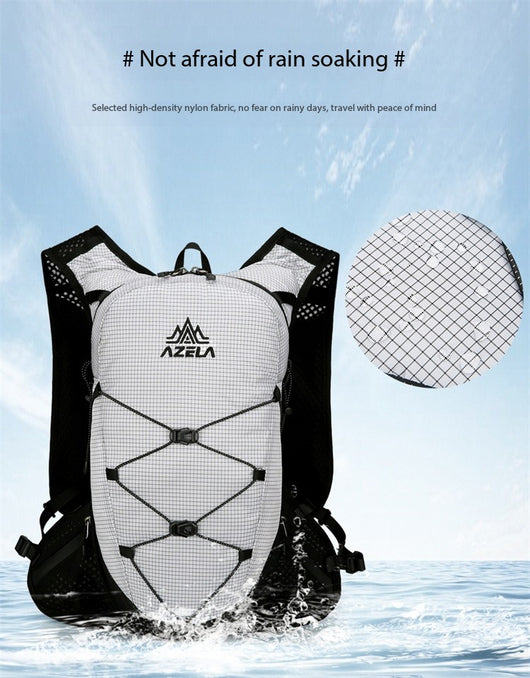 Mochila de Senderismo AZELA con Patrón Grid, Ligera y Transpirable para Trail Running y Camping - Image 12