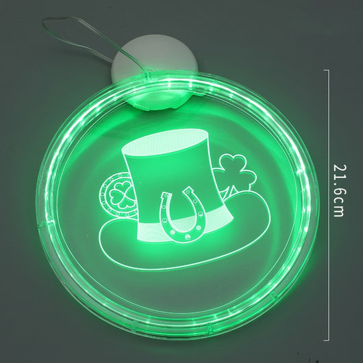 Lámpara LED 3D Decorativa Trébol Verde - Luz Multicolor para Fiestas - Image 11