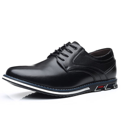 Zapatos Casuales de Cuero Suave con Suela Flexible para Hombre - Image 10