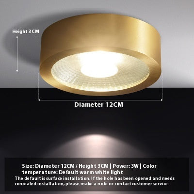 Downlight LED Empotrado de Cobre Ultrafino - Foco de Techo Moderno - Image 14