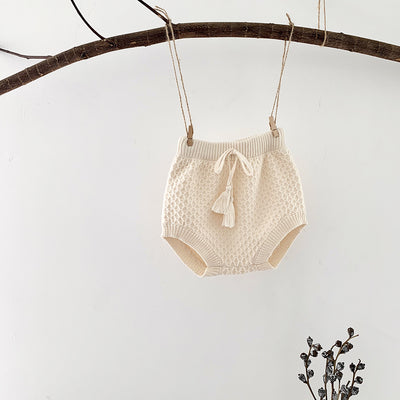 Shorts de Lana con Flecos para Niñas - Diseño Minimalista - Image 12