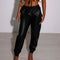 Pantalones Harem Casuales con Cintura Elástica Versátil