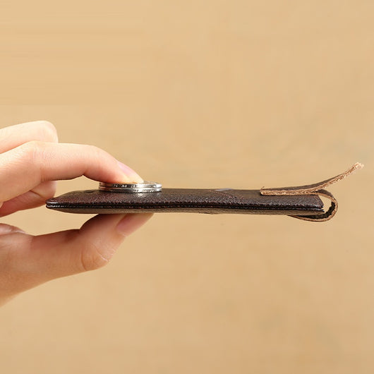 Cartera Minimalista Antirrobo de Cuero Premium para Documentos y Tarjetas - Image 16
