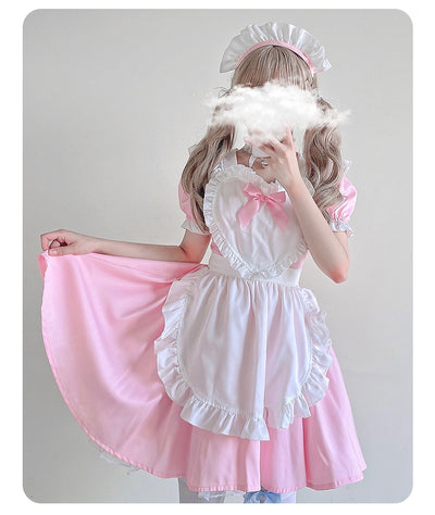 Vestido Lolita Maid Elegante Talla Grande - Image 9