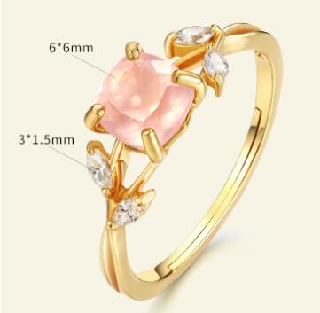 Anillo de Plata 925 con Cristal Natural - Image 6