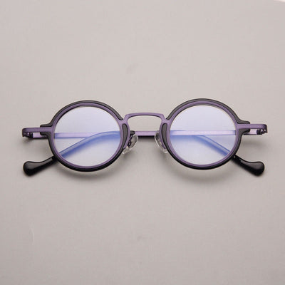 Gafas Retro Marco Redondo Metal para Miopía - Image 6